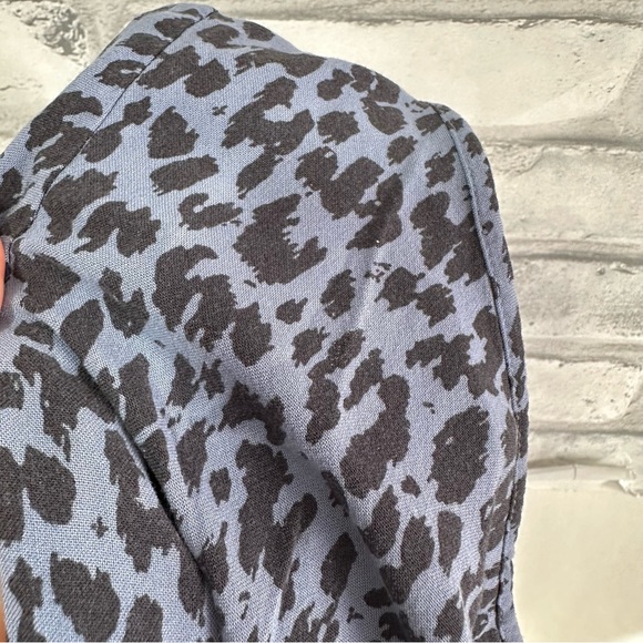 H&M Girls Purple Black Short Sleeve Cheetah Print Dress - Size 7/8 (Girls) - Picture 10 of 10